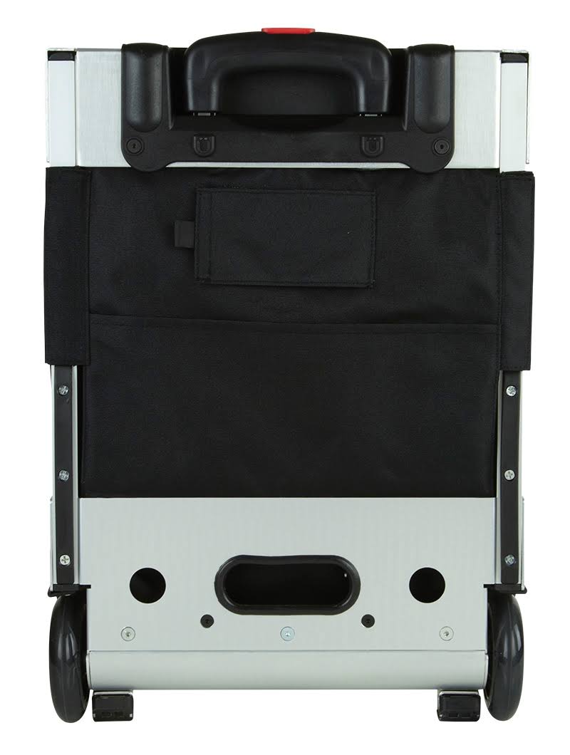Black Artist Insert Bag with Silver Frame and Utility Pouch M664748