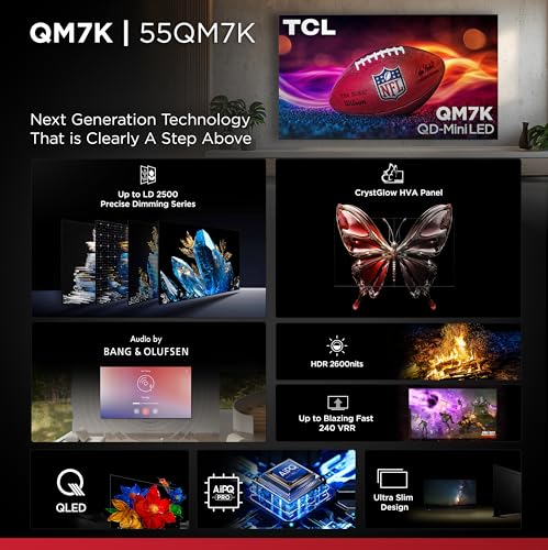 55-Inch QD-Mini LED 4K UHD Google Smart TV C803663