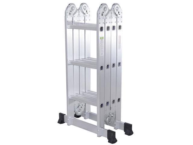 12.5 ft Aluminum Folding Scaffold Ladder K26308