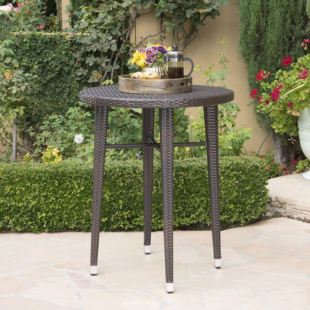 Round Wicker Bar Table U555