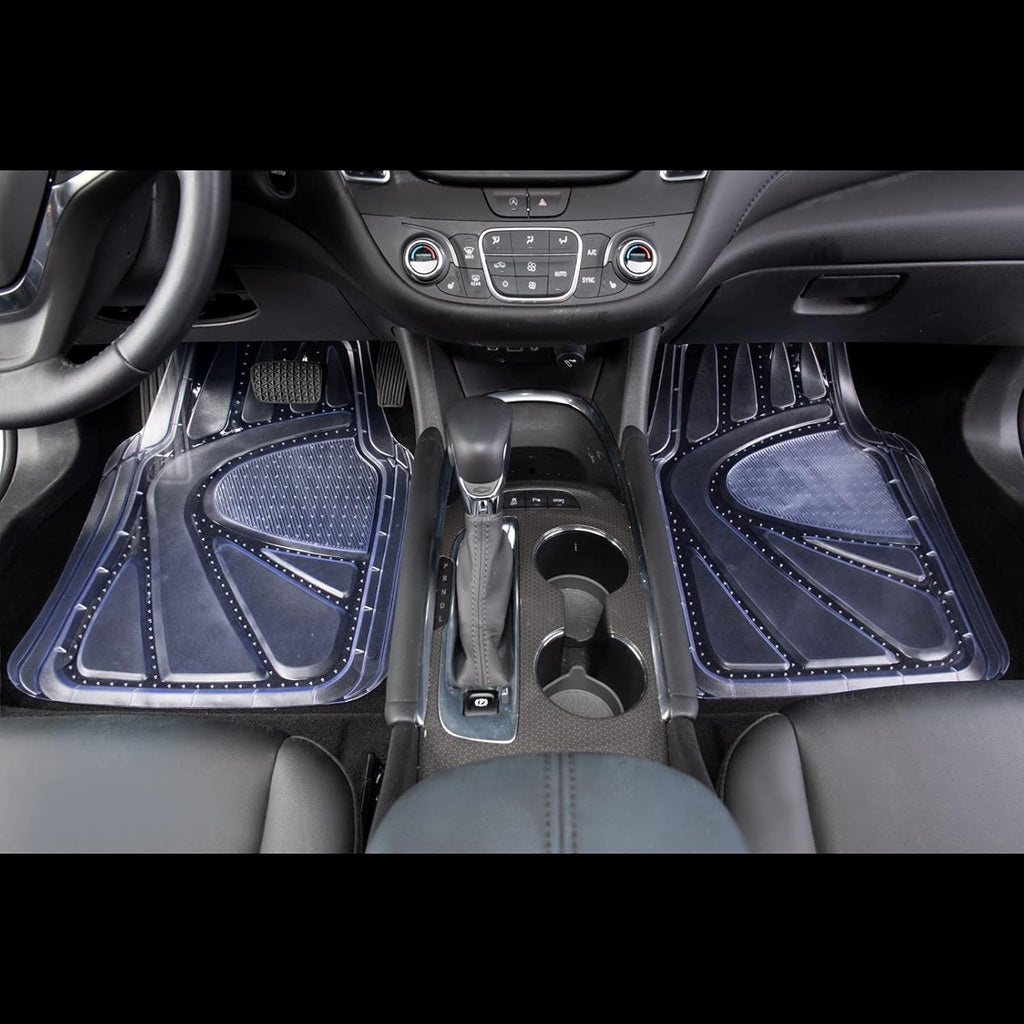 4-Piece Universal Fit Rubber Car Floor Mats W989