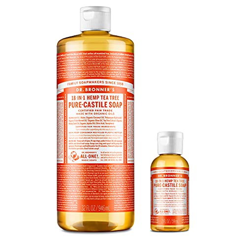 32 oz and 2 oz Pure-Castile Liquid Soap Bundle L185