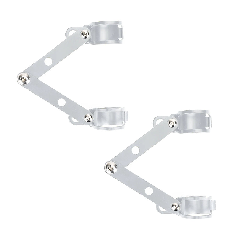 Chrome Motorcycle Headlight Mount Bracket Adapter H70336