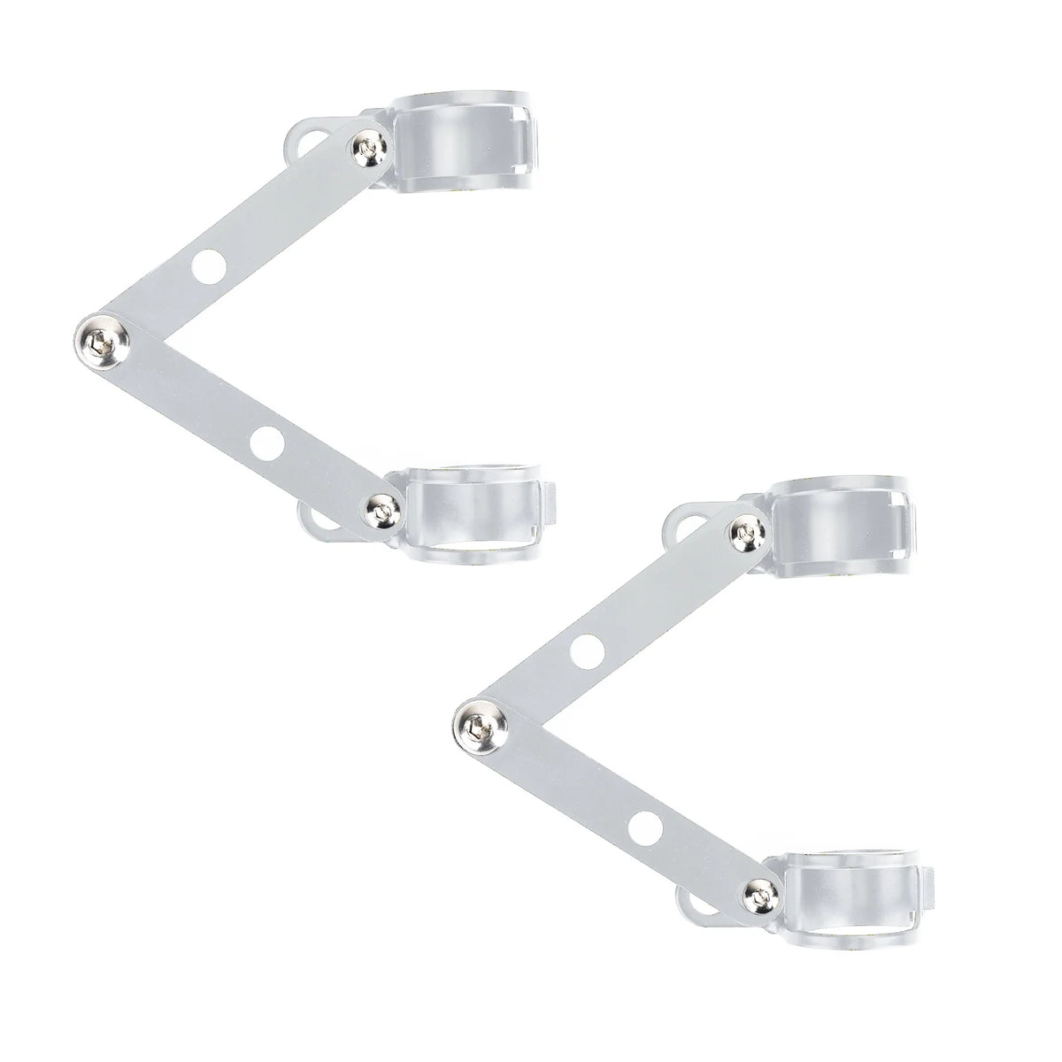 Chrome Motorcycle Headlight Mount Bracket Adapter H70336