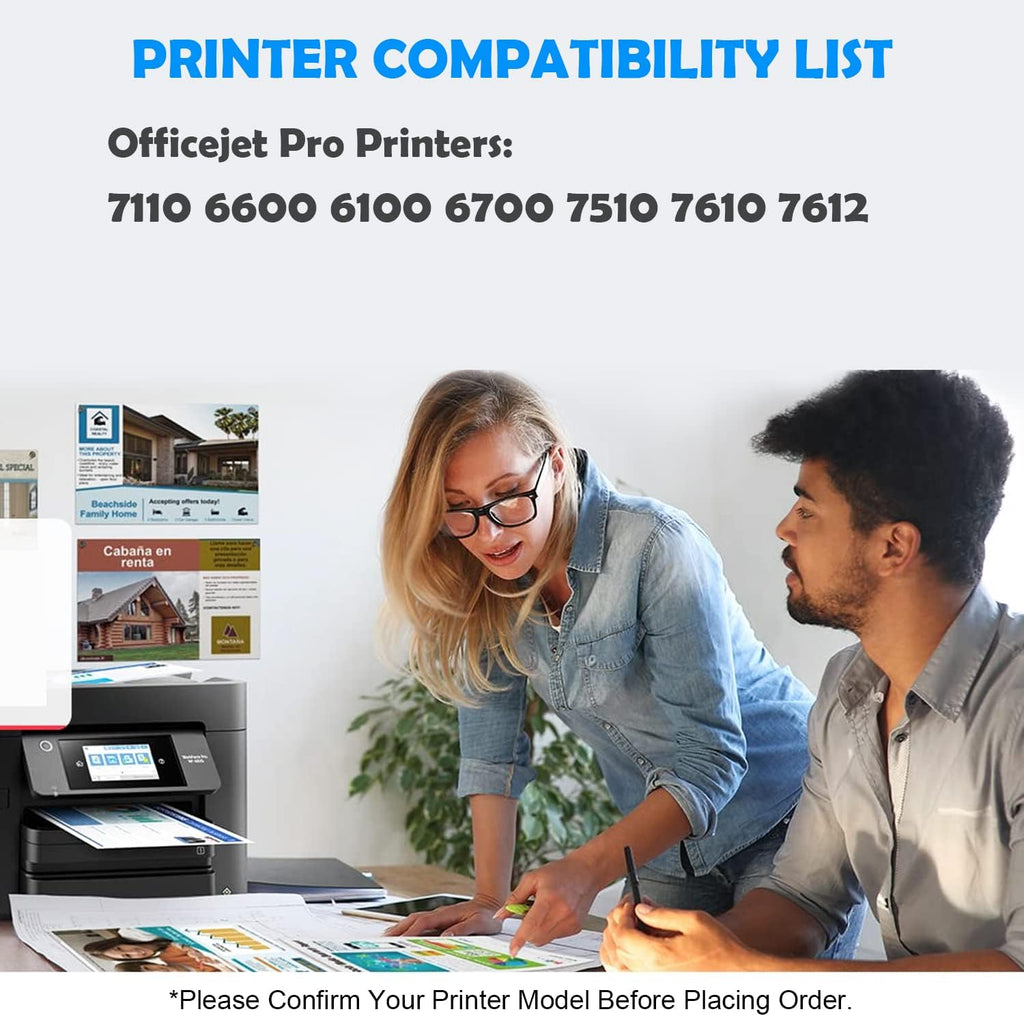 Compatible Ink Cartridges for HP 952 952XL Replacement High Yield 5 Pack P747