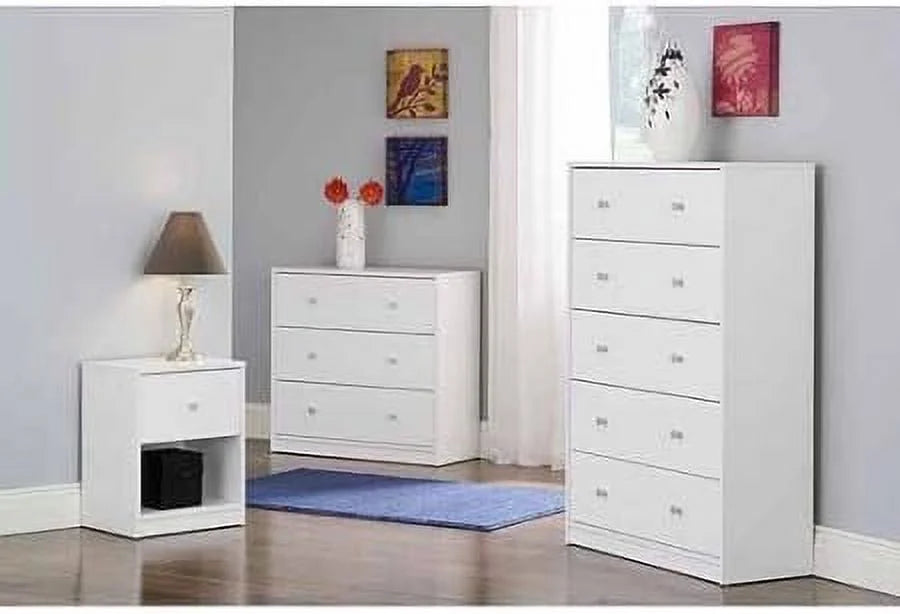 White 5-Drawer Dresser I6577