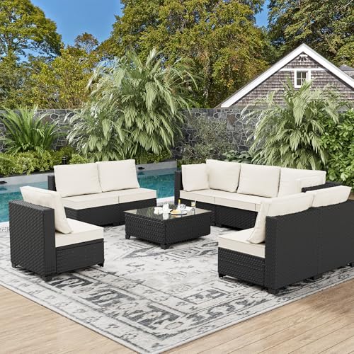 8-Person Rattan Patio Conversation Set U443