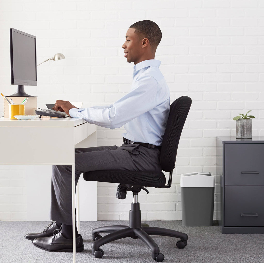 Low-Back Task Chair, Black D106