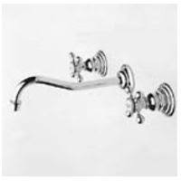 Biscuit Wall Mount Lavatory Faucet S4120