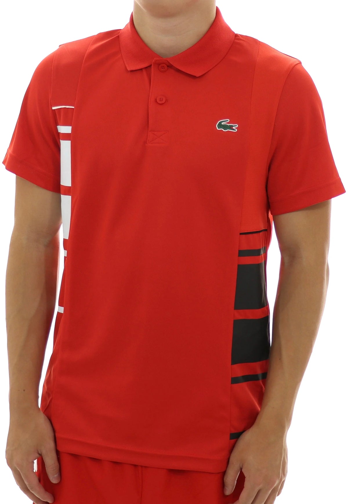 Pique and Mesh Polo V672338