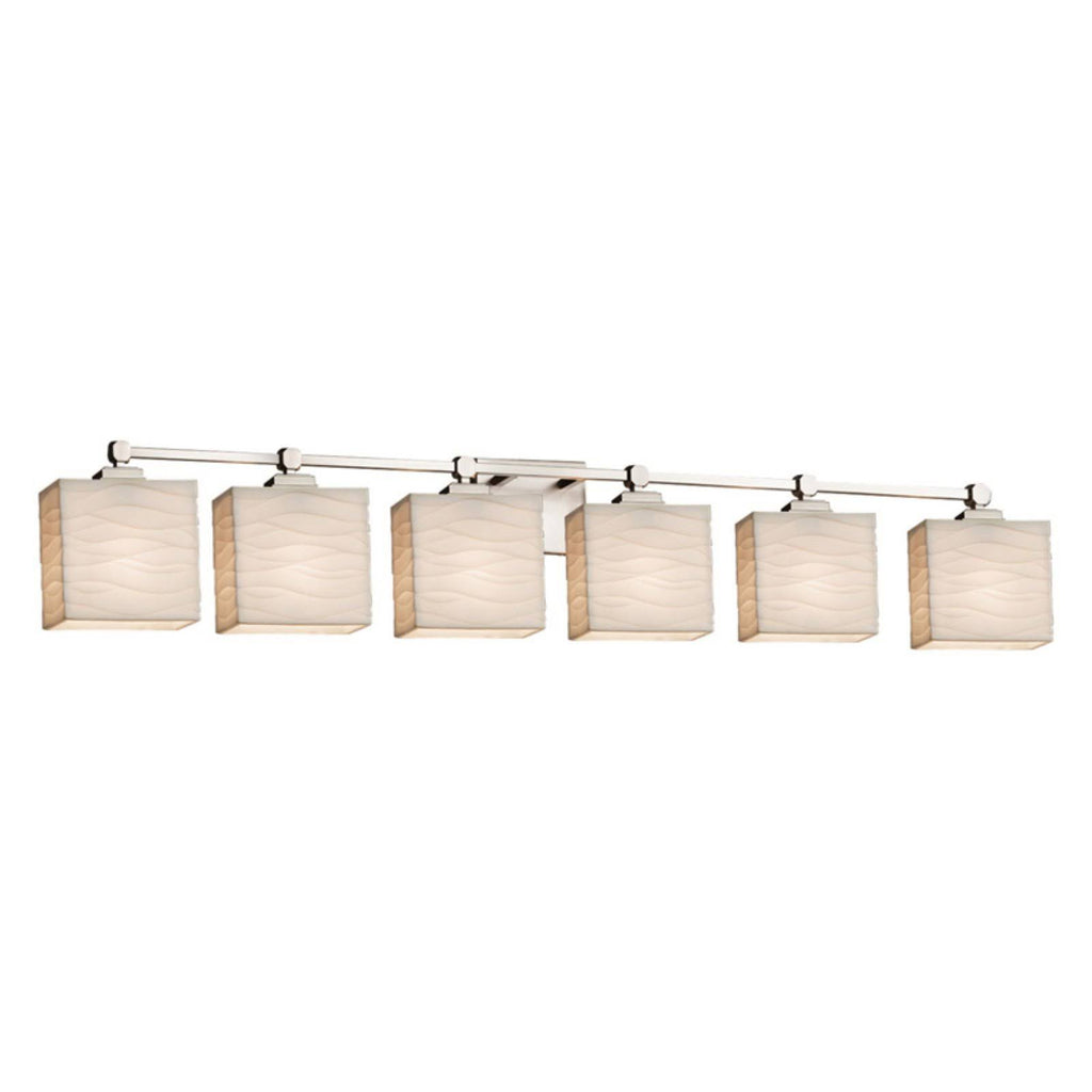 6-Light Bath Bar in Dark Bronze M5303