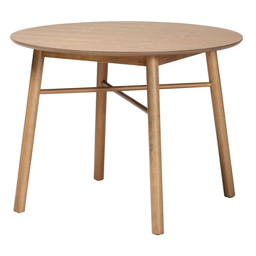Oak Brown Rubberwood Dining Table H4715