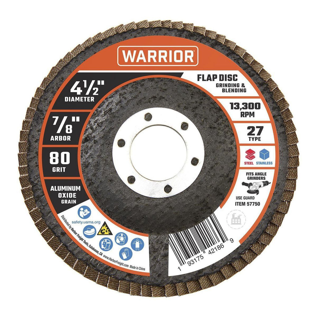 4-1/2 in. 80-Grit Type 27 Flap Disc F2385