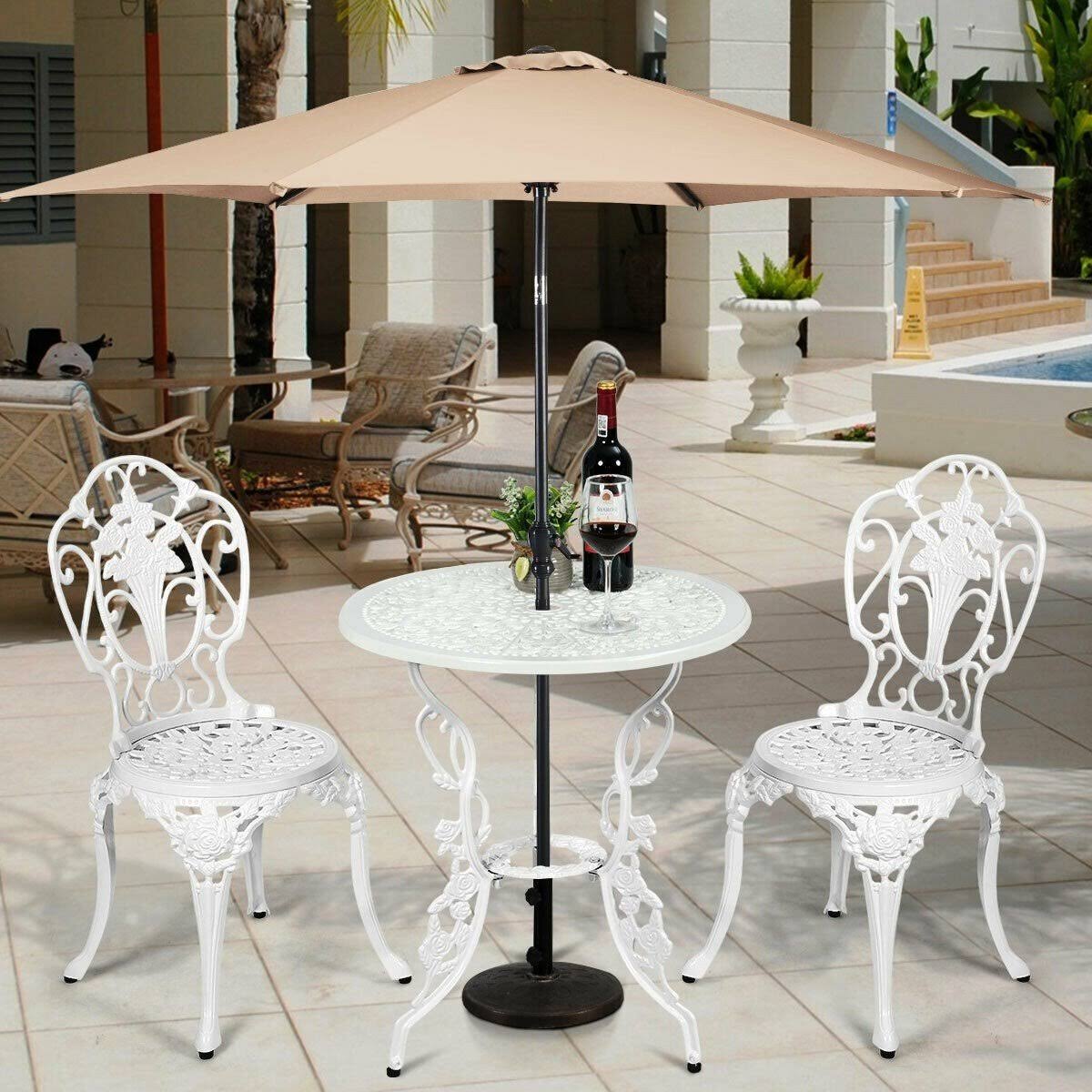 3 Pcs Patio Bistro Set V250234