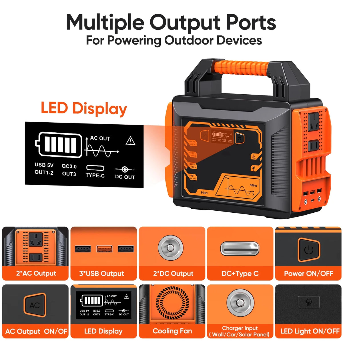 Portable Power Station 300W U539