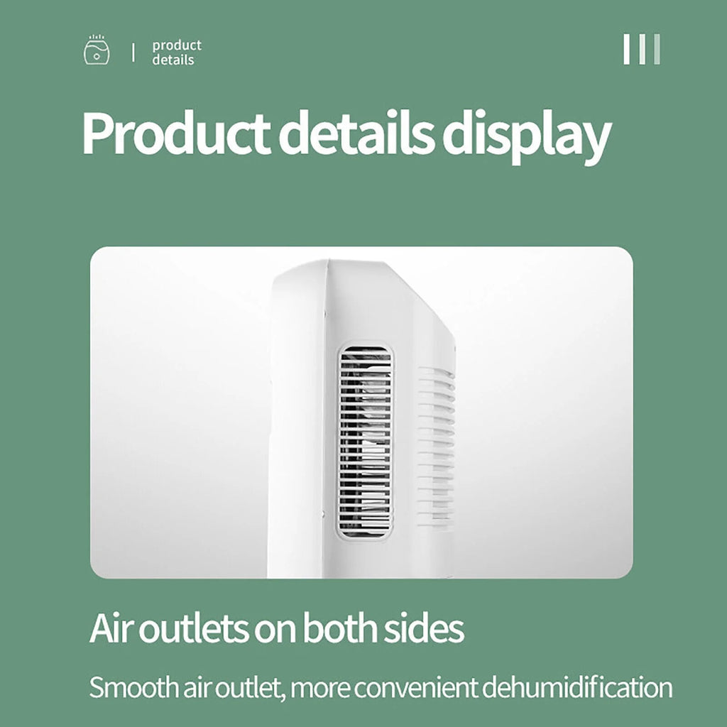 2.5L Water Tank Dehumidifier with Drain Hose S93536
