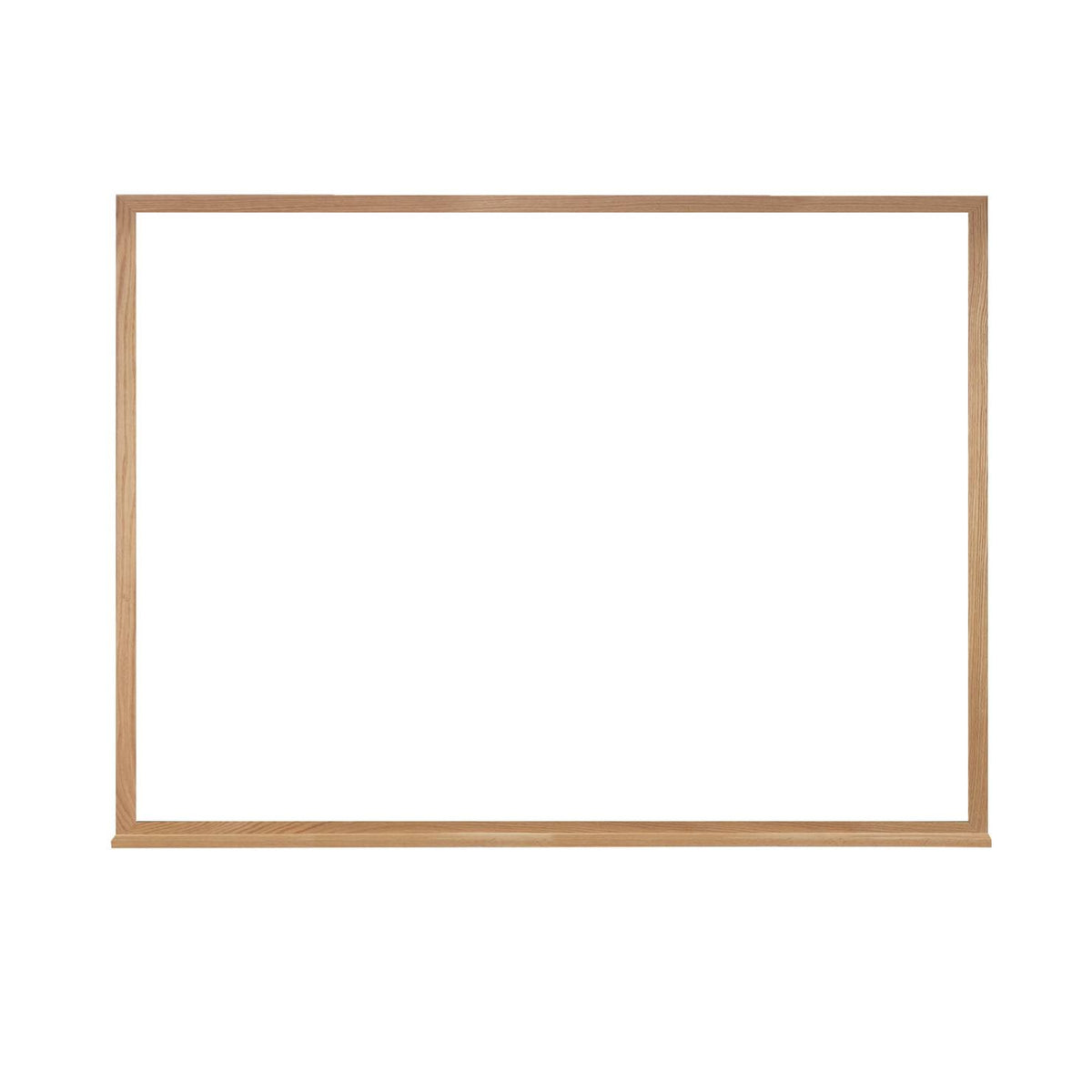 White Acrylate Markerboard 48.5 in. x 60.5 in. Wood Frame M45859