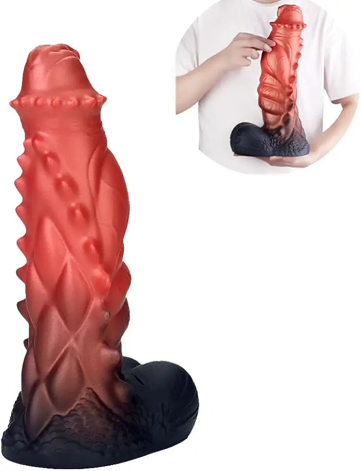Realistic Silicone Dragon Dildo with Suction Cup R412