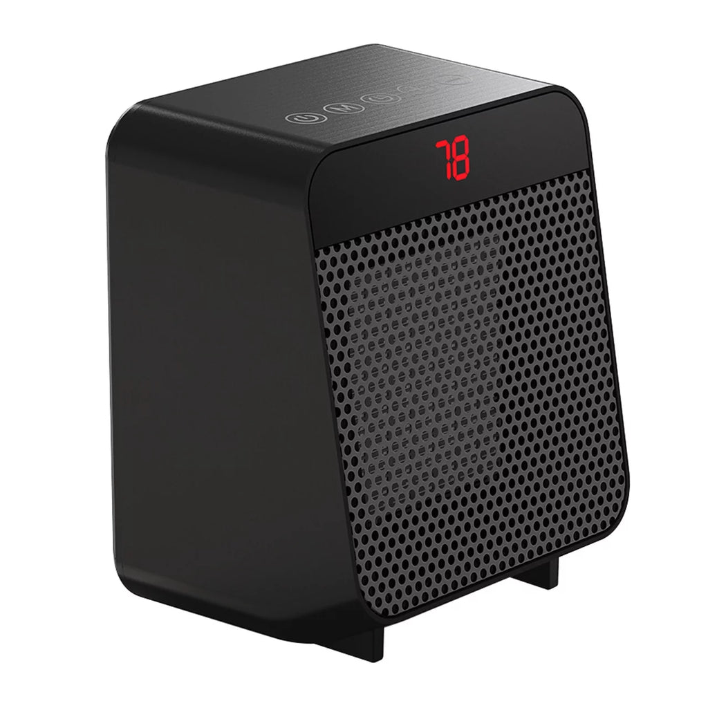 Electric Digital Ceramic Heater 1500W Black U944