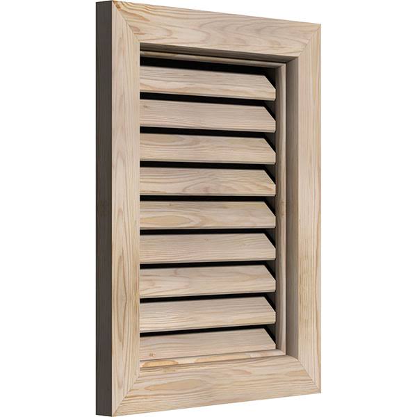 Primed Smooth Vertical Gable Vent U371