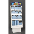 156 Pieces Plasticware P Display in Baby Blue K2611