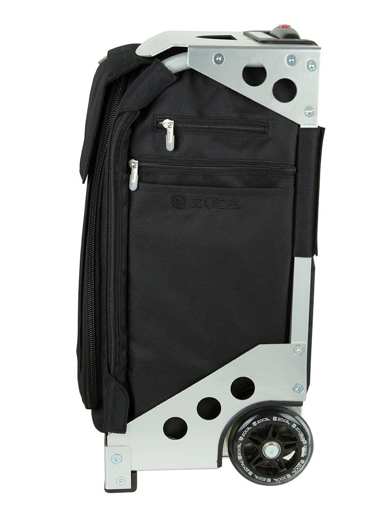 Black Artist Insert Bag with Silver Frame and Utility Pouch M664748
