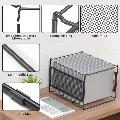 Hanging File Folder Frame for Legal and Letter Size, 15.2"L x 12.4"W x 10.5"H, 1 Pack H5304