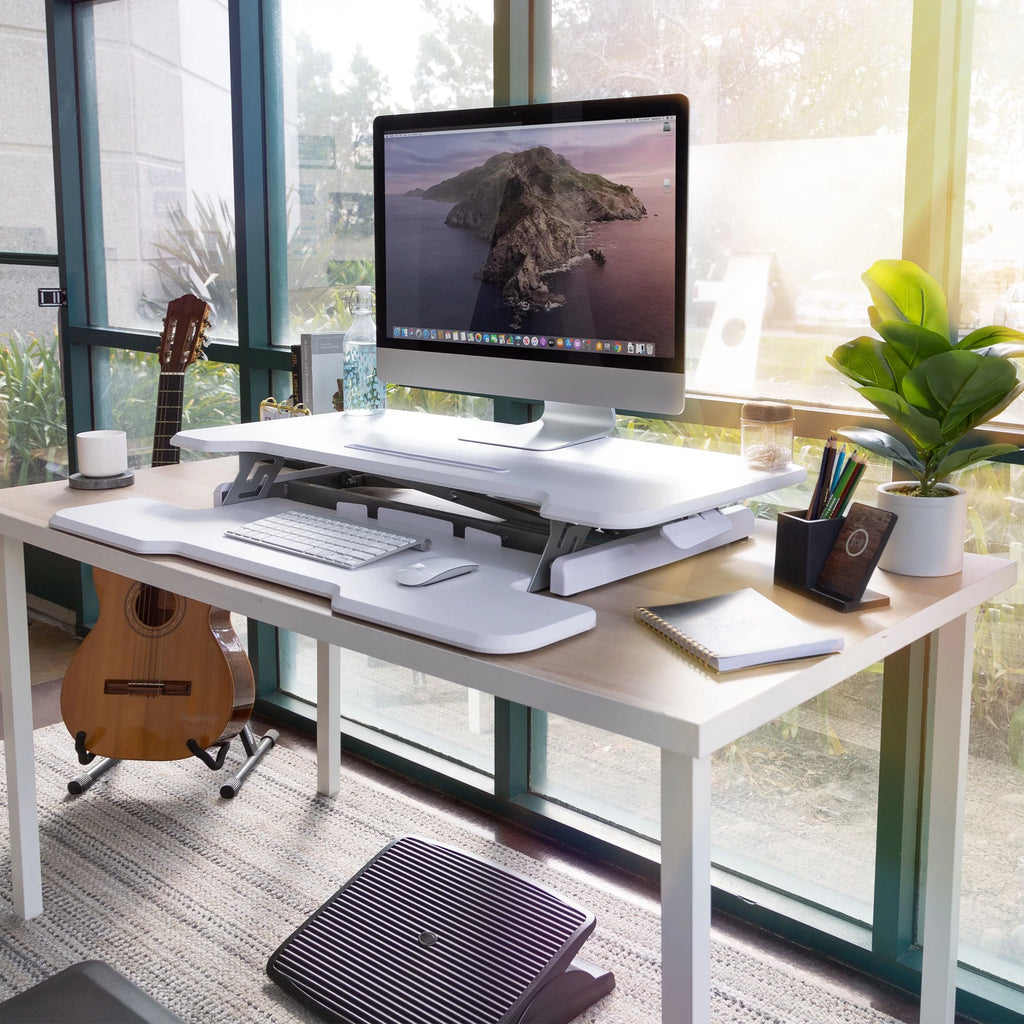 Extra Wide Sit Stand Desk Converter G339472