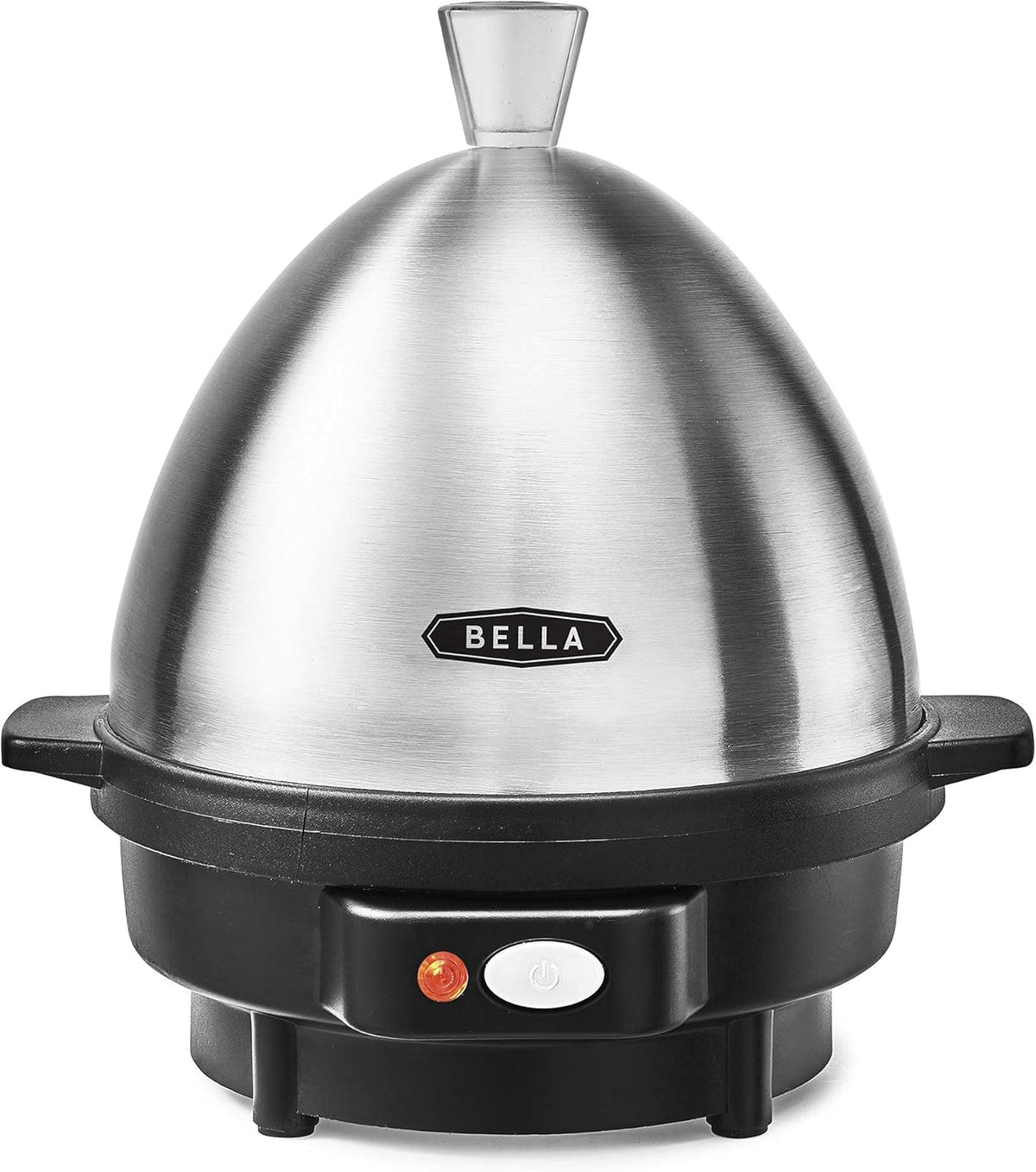 Black Electric Egg Cooker with 7 Egg Capacity Tray O95920