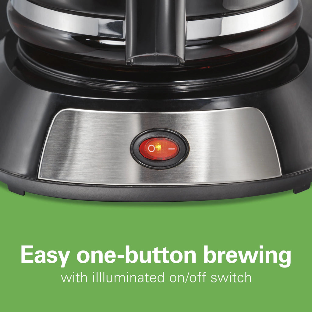 12 Cup Coffee Maker, 96 fl oz, Stainless Steel R203
