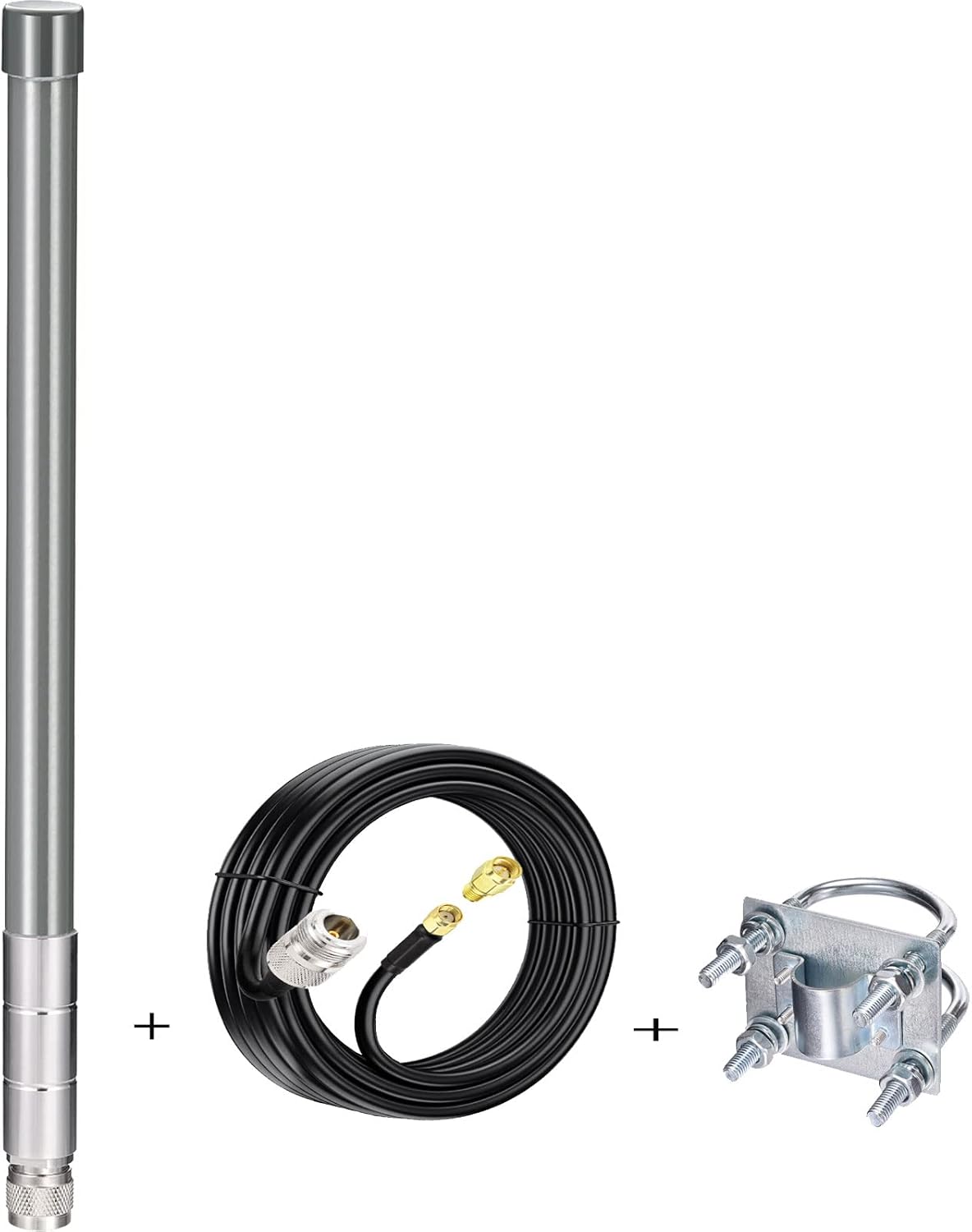 43.3inch 8dBi 915mHz N Male Omni LoraWan Antenna Fiberglass Pack of 2 N520784