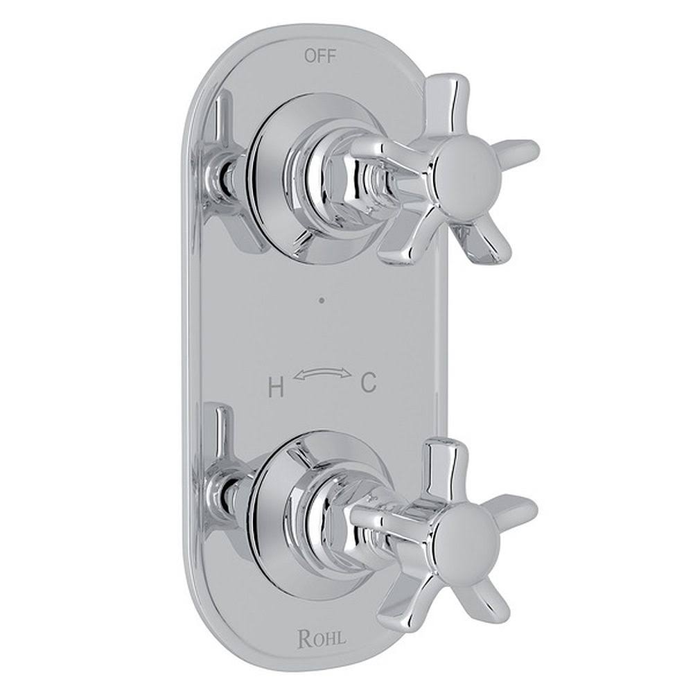 Polished Chrome Thermostatic Trim with Diverter Y3571