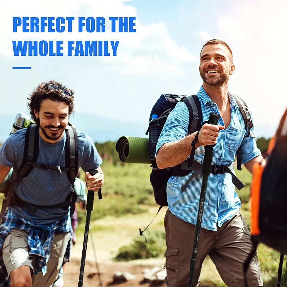 Blue Aluminum Quick Lock Trekking Poles G975