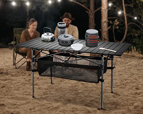 Lightweight Aluminum Folding Camping Table with Carrying Bag Z9086