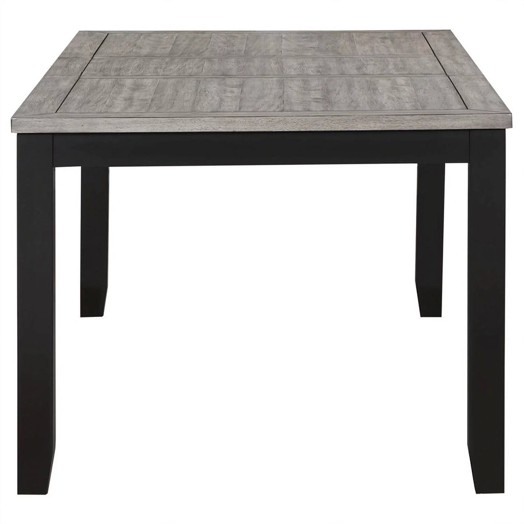 7-piece Wood Dining Table Set with Extension Leaf O934