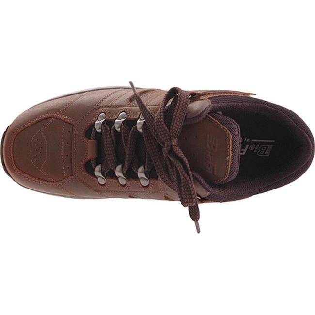 Brown Leather OrthoFeet Shoes Y6590