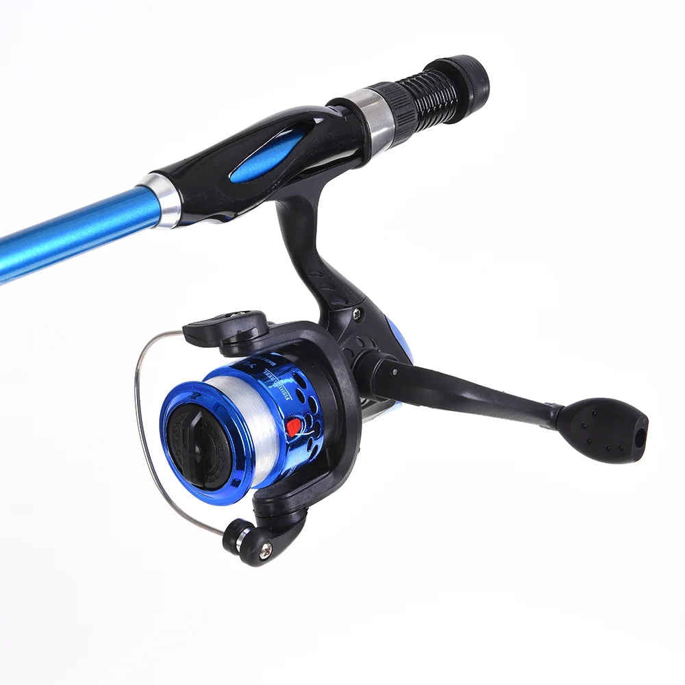 1.5m Telescopic Fishing Rod Reel Set with Storage Bag C231