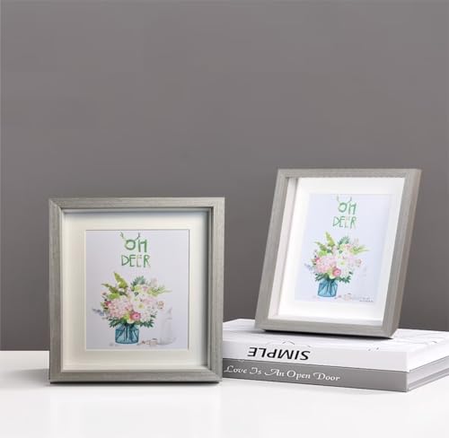 White 4 Pack 5x7 Shadow Box Frame Internal Depth 0.6 inch G4978