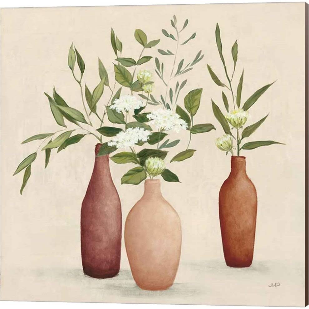 2 Piece Canvas Art Set, 14 x 14, Green G5674