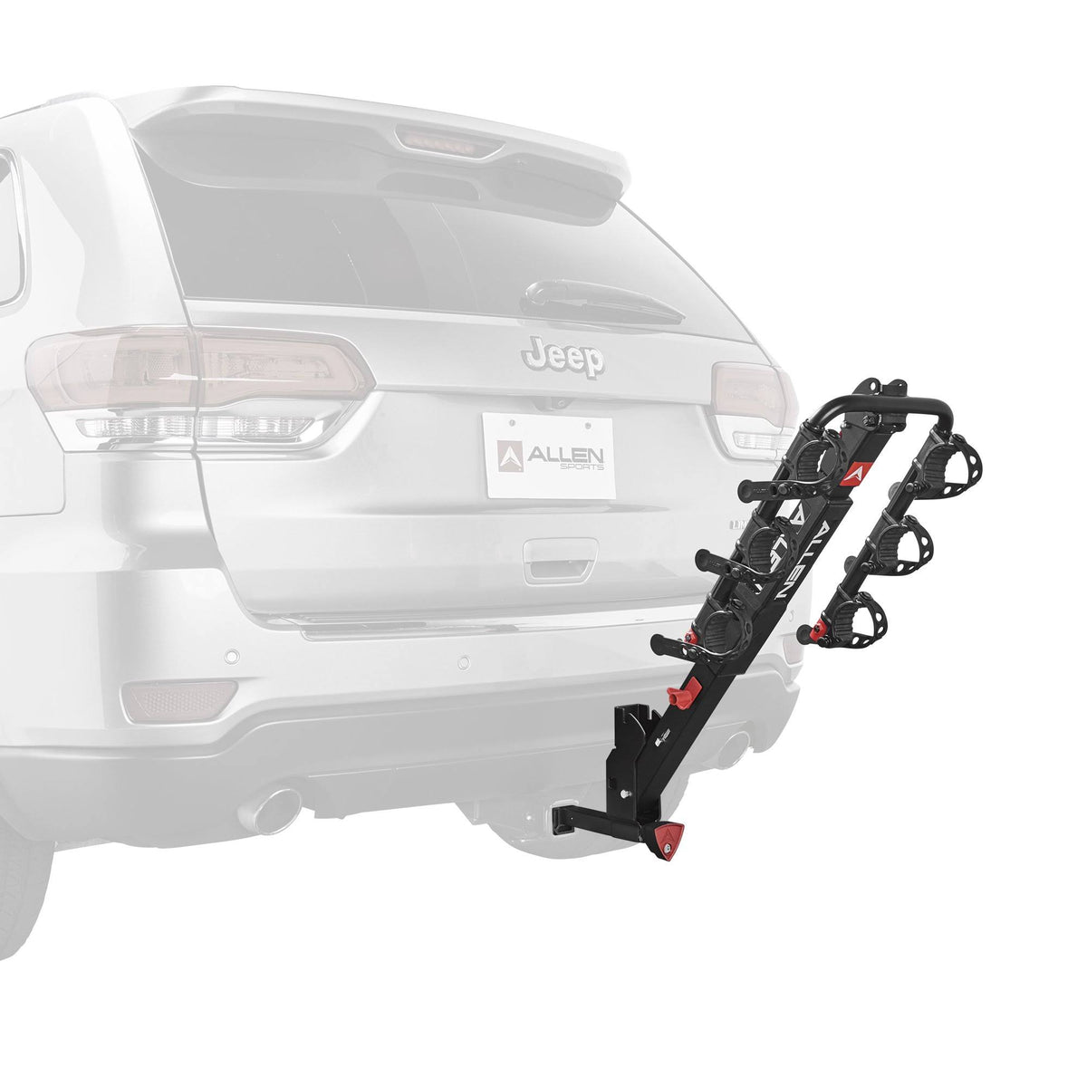 Black 3-Bike Carrier for 2 in. and 1 1/4 in. Hitch N546