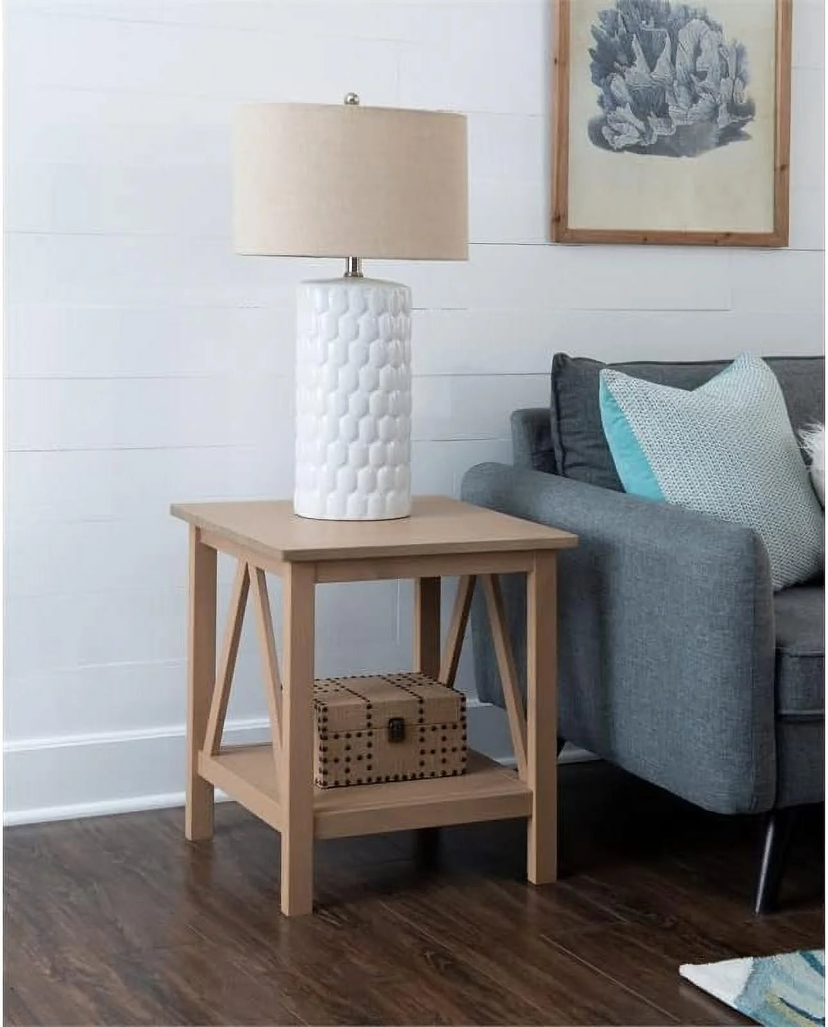 Driftwood Coffee Table and 2 End Tables Set O28358