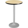 24 Round Folding Cafe Table Oak W171