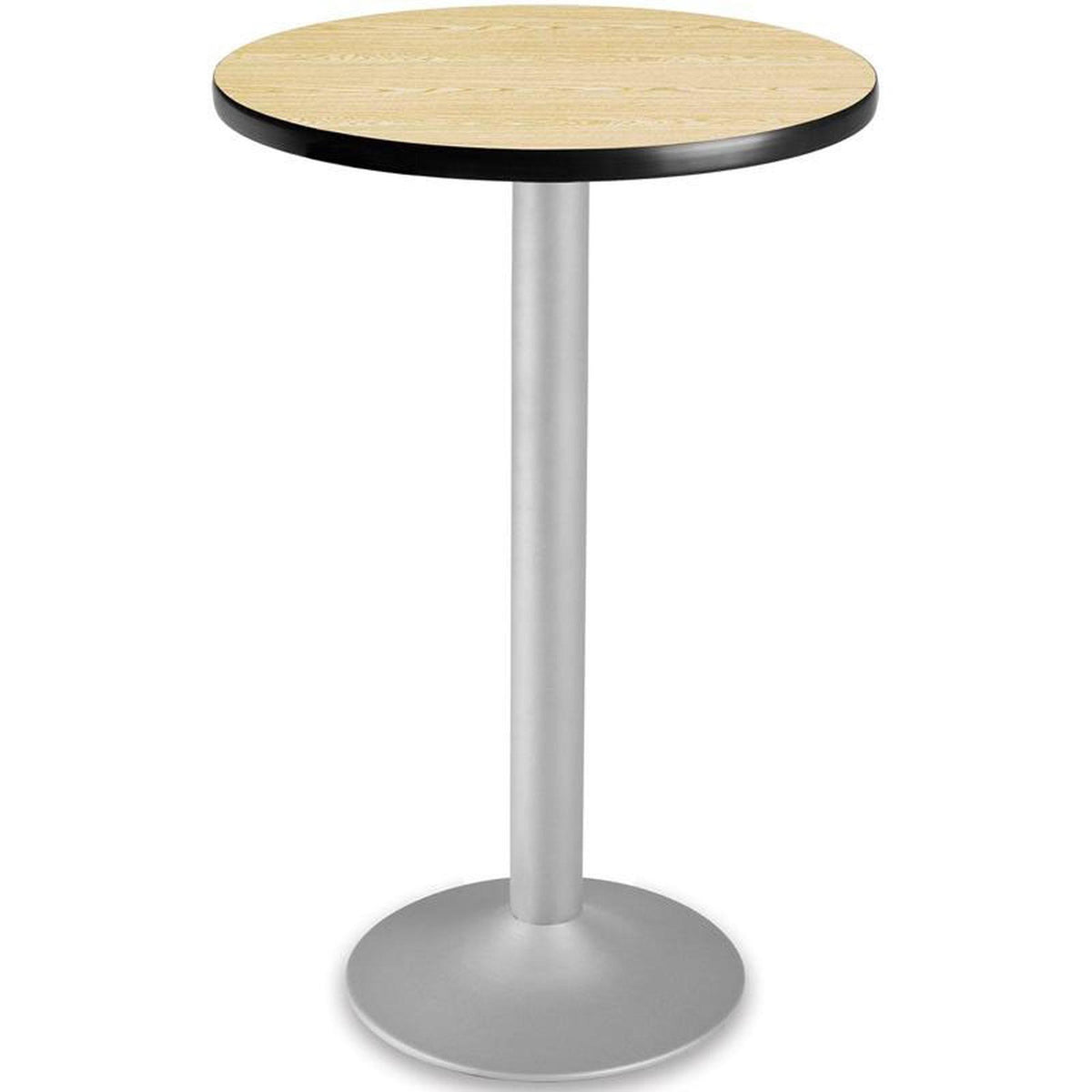 24 Round Folding Cafe Table Oak W171