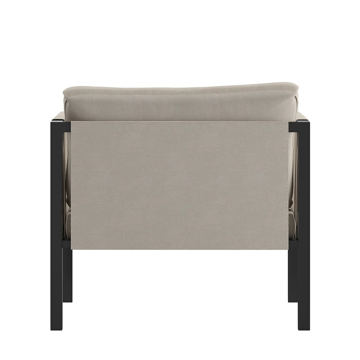 Light Gray Steel Patio Lounge Chair G5983
