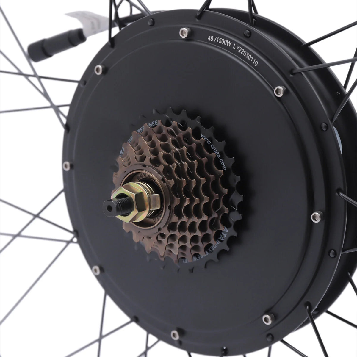 700C Black 48V 1500W Electric Bicycle Conversion Kit Q5958