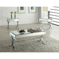 Mirrored Top Chrome Coffee Table T3020