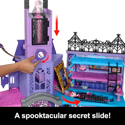 Haunted High School Playset with 7 Play Areas & 35+ Pieces C8162