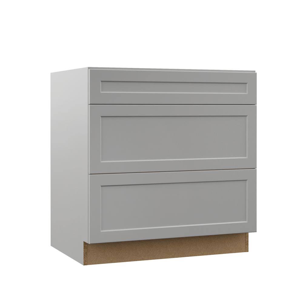 Pots and Pans Drawer Base Kitchen Cabinet in Heron Gray P501