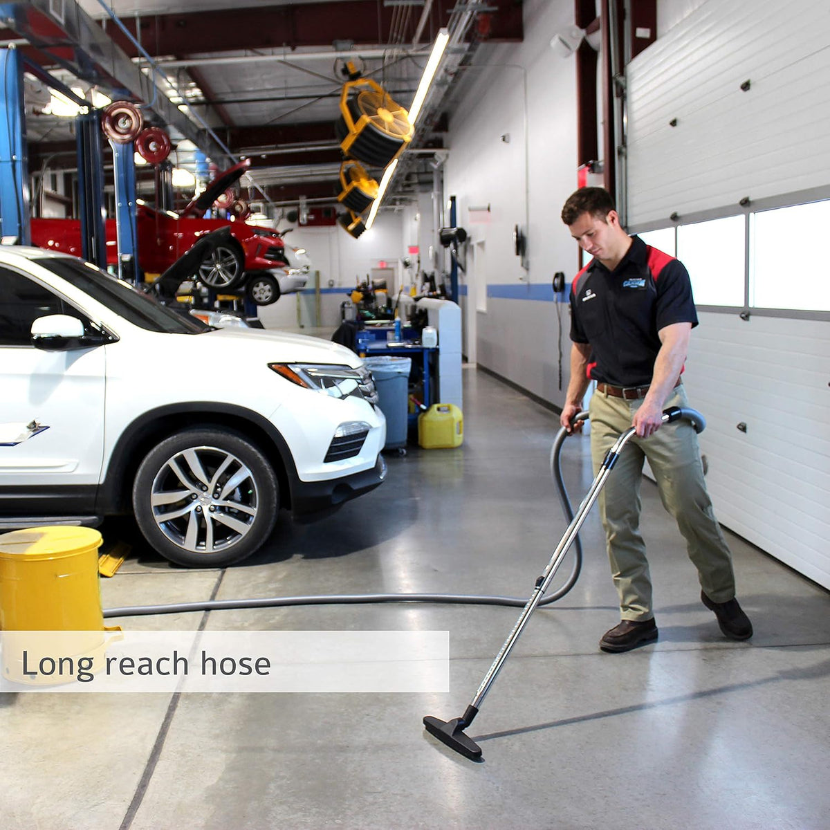 Wall Mounted Garage and Car Vacuum with 50 ft. Hose and Tools T84192