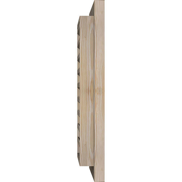 Primed Smooth Vertical Gable Vent U371